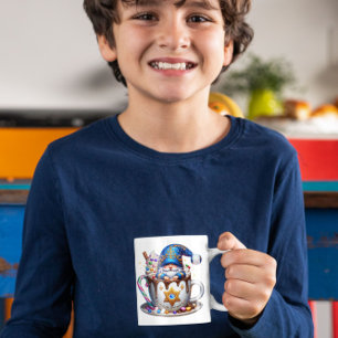 Personalise Hot Cocoa  Two-Tone Coffee Mug