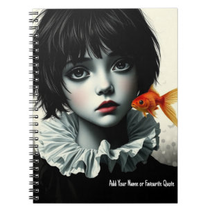 PERSONALISE "I dreamed of a fish" Notebook Journal