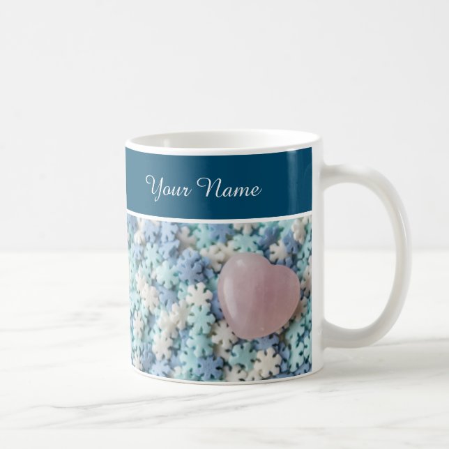 Personalise I love you with hearts! Coffee Mug (Right)