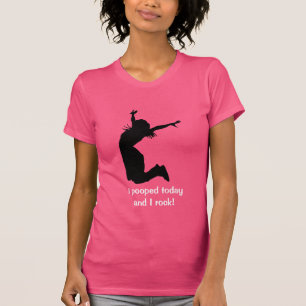 Personalise I Pooped Today with a Name Unique Gift T-Shirt