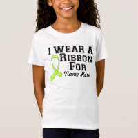 Personalise I Wear a Lime Green Ribbon
