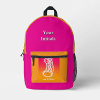 Personalise Initials Pink Gold HighTop Sneakers  