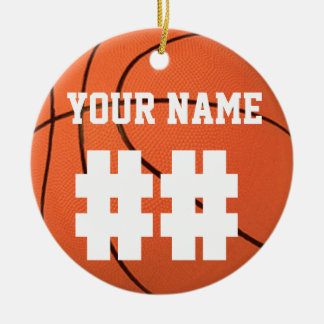 Personalise It, Basketball Ceramic Tree Decoration