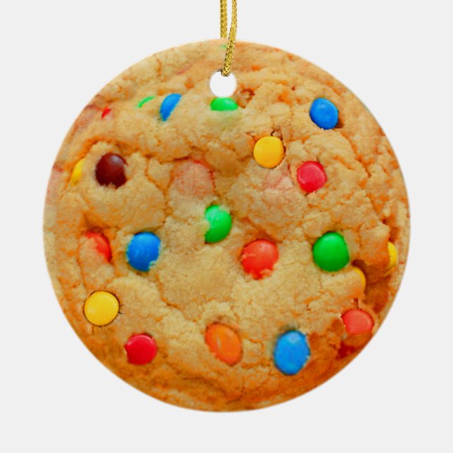 Personalise It, Chocolate Chip Cookie Ceramic Tree Decoration (Front)