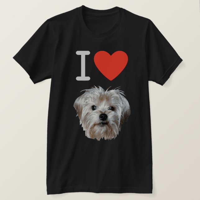 Personalise It! I Love T-Shirt (Design Front)