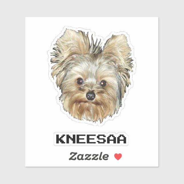 Personalise It! Pet Head Photo & Name (Sheet)