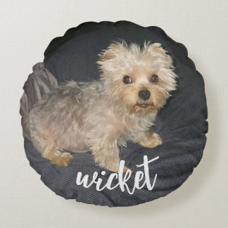 Personalise It! Pet Photo Memorial Round Cushion