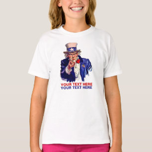 Personalise It Uncle Sam T-Shirt