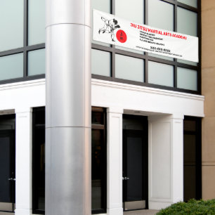 Personalise Jiu Jitsu Martial Arts School Business Banner