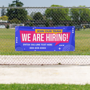 Personalise Join Our Team We Are Hiring Business Banner