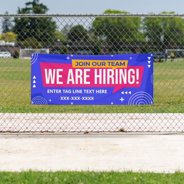 Personalise Join Our Team We Are Hiring Business Banner (Insitu)