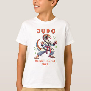 Personalise Judo Practitioner Location Date Name T-Shirt