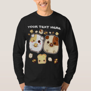 Personalise Kawaii guinea pigs T-Shirt
