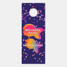 Personalise Kids Name Birthday Party Fish 