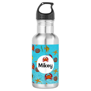 Personalise Kids Underwater with Fish 532 Ml Water Bottle