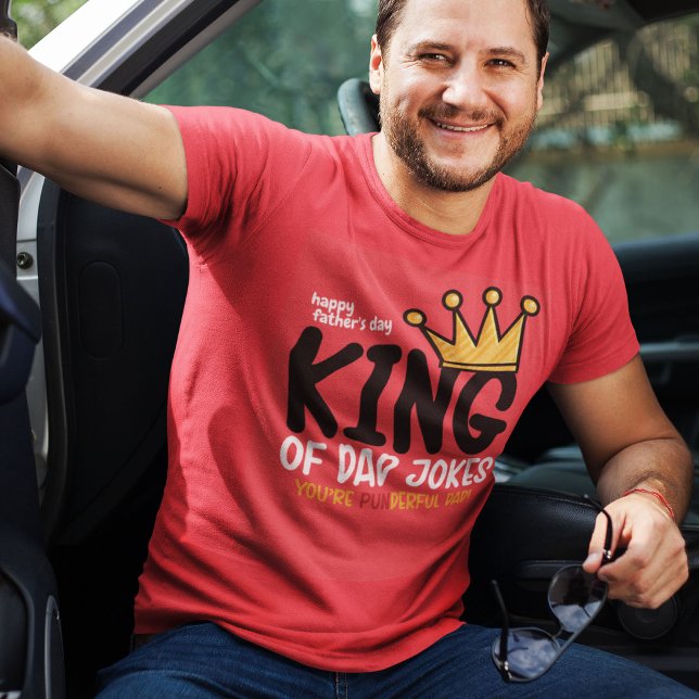 Personalise King of Dad Jokes T-Shirt (Creator Uploaded)