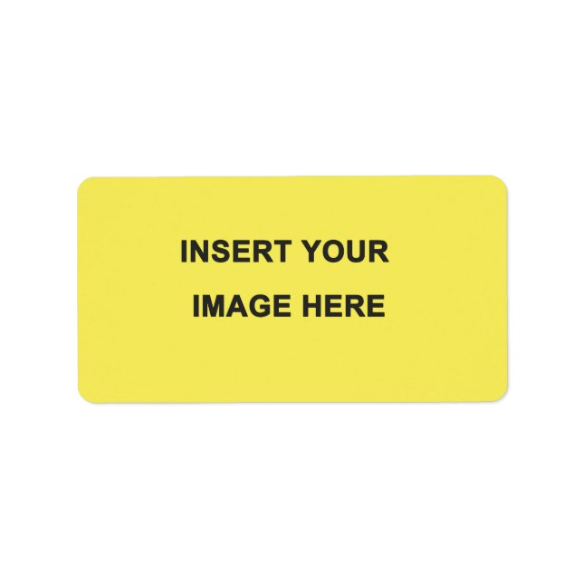 Personalise Label (Front)