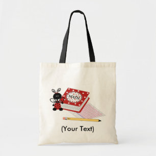 Personalise Lady bug Tote Bag