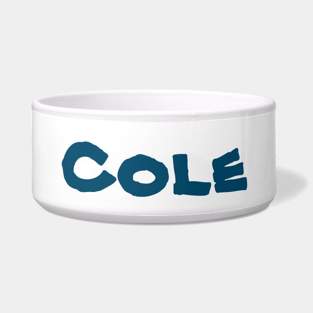 Personalise - Large Pet Bowl - HAMbyWhiteGlove (Front)