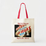 Personalise Las Vegas Wedding Bag<br><div class="desc">Personalise Las Vegas Wedding Bag,  with bride & groom standing in front of the Fabulous Las Vegas Sign! Will make great gifts for your bridesmaid,  maid of honour!</div>