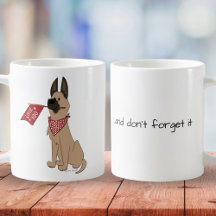 Personalise Love You Cute Dog Cartoon White Simple