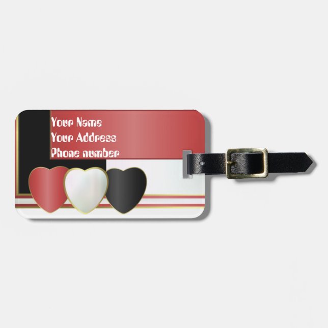 Personalise Luggage Tag (Front Horizontal)