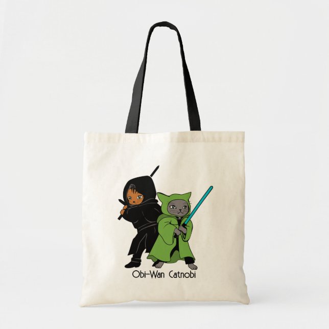 Personalise Luke and Catnobi  Tote Bag (Front)