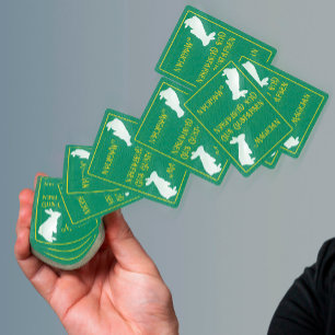 Personalise Magician White Rabbit Playing Cards