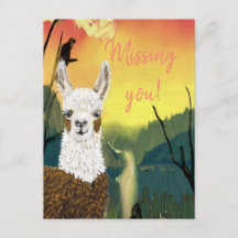 Personalise Mama Llama I Miss You