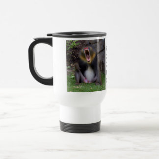 Personalise Mandrill Baboon #2 Travel Mug