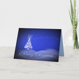 Personalise Masonic Christmas Greetings Holiday Card