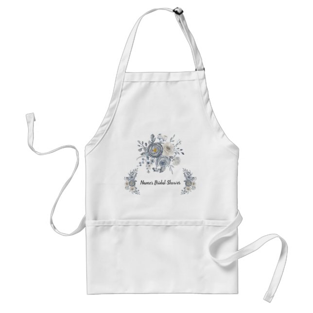 Personalise Me! Bridal Shower Apron-Autographable  Standard Apron (Front)