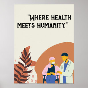 Personalise medical quotes for hospital poster