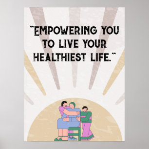 Personalise medical quotes poser for hospital  poster