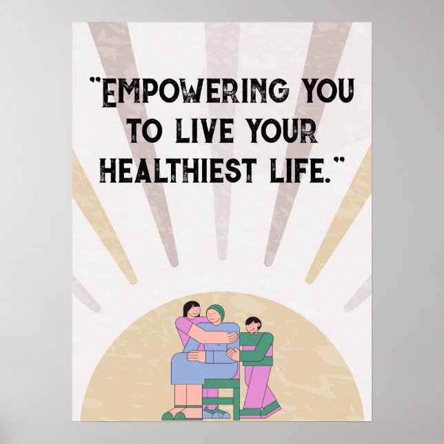 Personalise medical quotes poser for hospital  poster (Front)