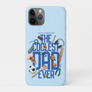 Personalise Modern The Coolest Dad Ever iPhone 11 Pro Case