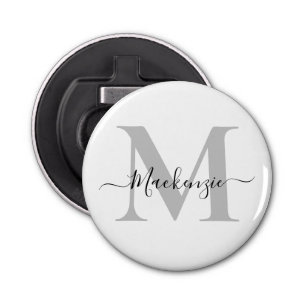 Personalise Monogram Initial Name Bottle Opener