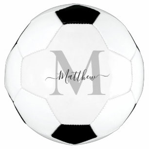 Personalise Monogram Initial Name Football