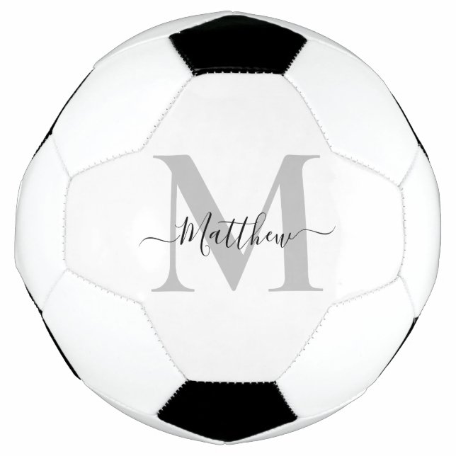 Personalise Monogram Initial Name Football (Front)