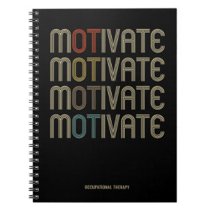 Personalise Motivate Occupational Therapy Notebook