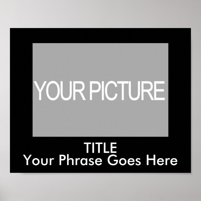 Personalise - Motivational Poster (Front)