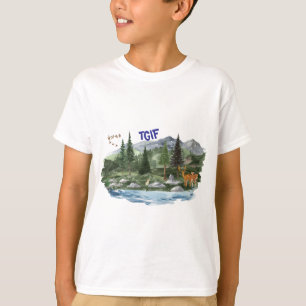 Personalise Mountain High Wildlife T-Shirt