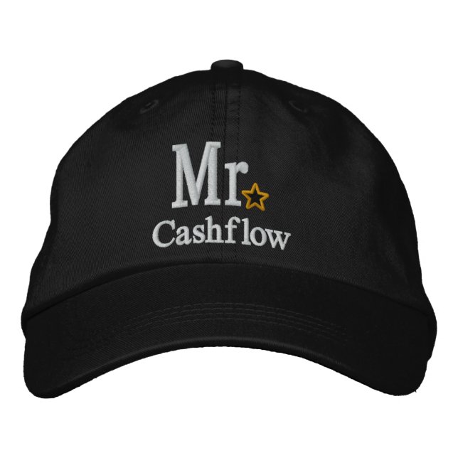 Personalise Mr & Mrs Embroidery Embroidered Cap (Front)