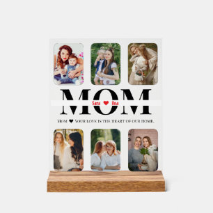 Personalise Mum ♥ Acrylic Sign with Custom Photos 