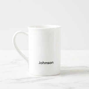 Personalise Name Bone China Mug