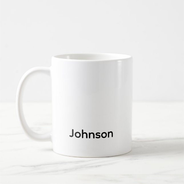 Personalise Name Coffee Mug (Left)