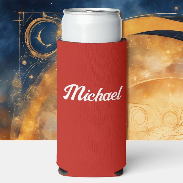 Personalise Name for a Useful Custom Gift Tall Seltzer Can Cooler (Creator Uploaded)