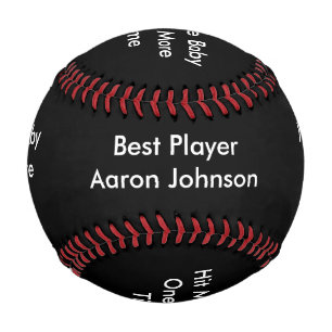 Personalise Name Hit Me Baby One More Time Black Baseball