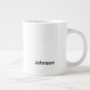 Personalise Name Large Coffee Mug