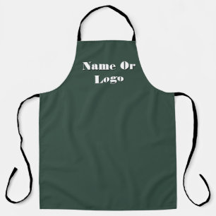 Personalise Name Or Logo Dk Green  Apron